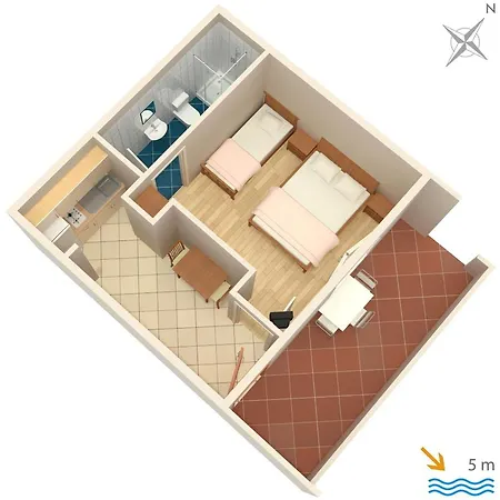 Apartman Apartments By The Sea Zaklopatica, Lastovo - 8341